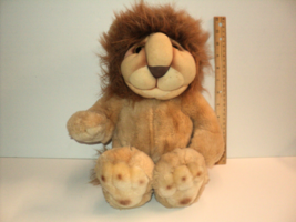 24K Polar Puff Dumplings Lion Plush 16&quot; Standing Golden Brown Vintage Toy Great! - £36.25 GBP
