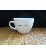 2008 Starbucks Ceramic White with Red Coffee Mug Tea Cup Cereal Bowl 18 ... - €12,92 EUR