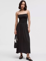 LULULEMON 2-IN-1 Maxi Dress Black XXS NWT SAME DAY USPS SHIP - $209.95