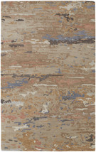 8' X 10' Tan and Blue Wool Abstract Hand Tufted Area Rug - $16,028.50 MXN