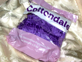 Easter Grass COTTONDALE Purple  1.5 oz each bag (Easter outsd) - $1.50