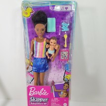 Barbie Skipper Babysitters Inc Doll &amp; Accessories AA NIP Brunette Mattel Baby - £17.62 GBP