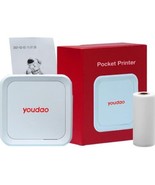 Youdao MEMOBIRD G4 Pocket Printer Portable Thermal bluetooth HD 306dpi Mini - $24.74