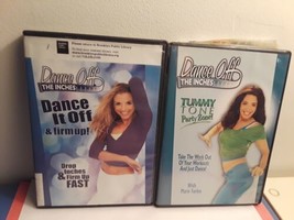 Lot of 2 Dance off the Inches DVDs: Dance It Off &amp; Firm Up, Tummy Tone Party  - £6.71 GBP