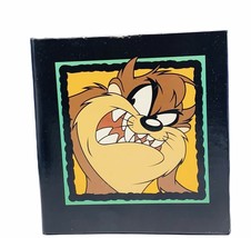 Tasmanian Devil Looney Tunes Taz WB picture photo album binder folder 1997 vtg - £13.41 GBP