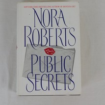 Nora Roberts Public Secrets Book Club Edition HCDJ 1990 Romance Suspense Emma - £3.96 GBP