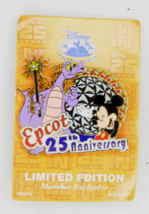 Disney 2007 Disney Vacation Club Epcot® 25th Anniversary Spinner LE Pin#57412 - £54.29 GBP