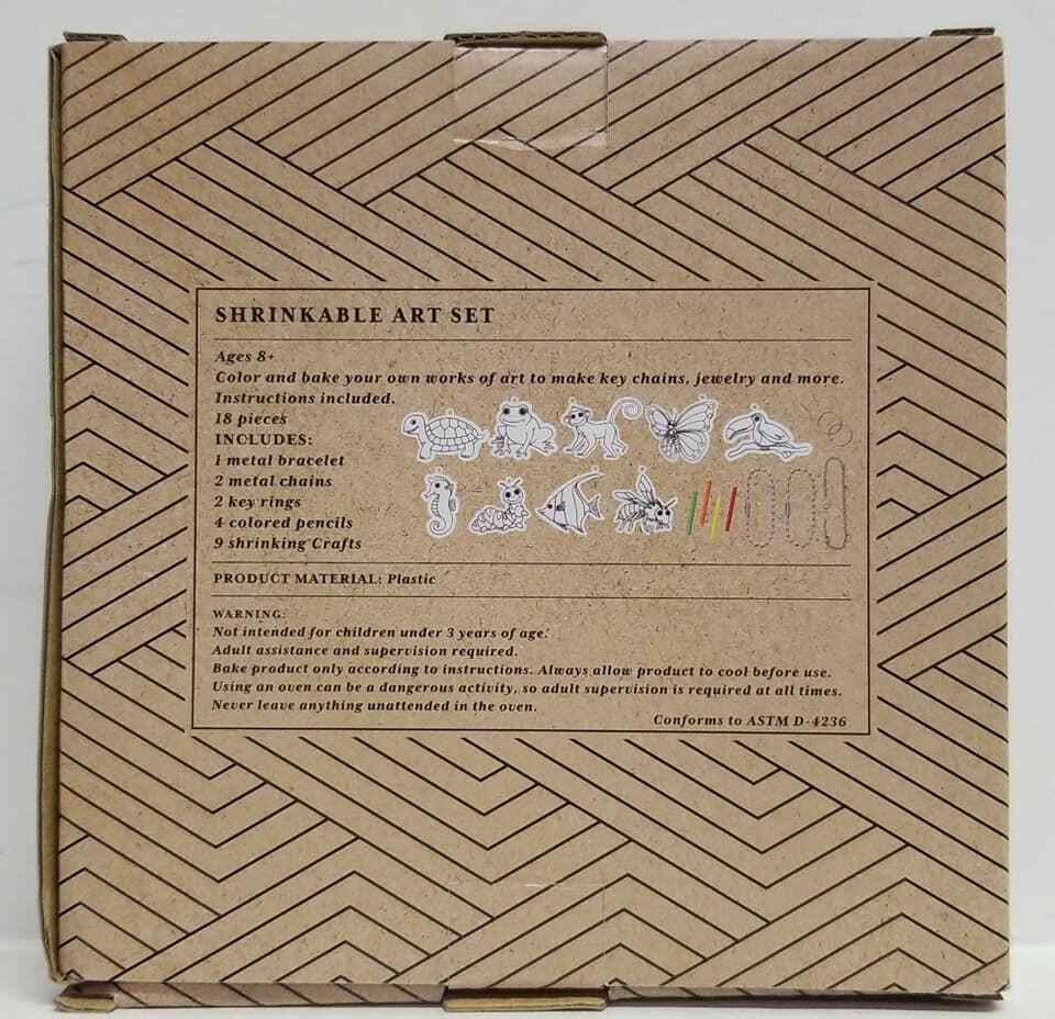 Shrinkable Art Set Crafted Imports Age 8  18 Pieces  (LOC BK-18) Item image 3