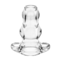 DOUBLE TUNNEL PLUG MEDIUM CLEAR PERFECT FIT - £32.77 GBP