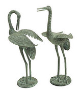 Achla PC-01 Preening Crane Pair Statue - Antique Verdi - $166.23