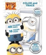 Despicable ME2 Color &amp; Trace (Includes Stickers) With Big Pictures to Co... - $2.88