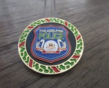 Philadelphia Police Department Merry Christmas Challenge Coin #673U - $30.68