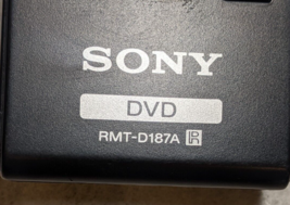 Sony RMT-D187A Remote Control DVD DVP-NS710H DVP-SR200P - £11.25 GBP
