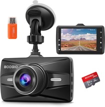 Dash Cam Front with 32G SD Card 1080P FHD Car Driving Recorder 3&#39;&#39; IPS Screen 17 - £52.82 GBP