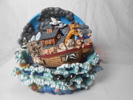 Vintage Noah’s Ark Moving Wind-Up Music Box. Tested and Works Plays LET IT BE - £18.11 GBP