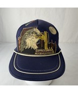 United States Post Office Zip+4 Express Mail Snapback Hat Moon USPS Twin... - £26.03 GBP