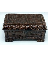 Vintage Arnel&#39;s Ceramic Chest Box Jewelry Trinket Box Super Rare HTF - $25.44 CAD