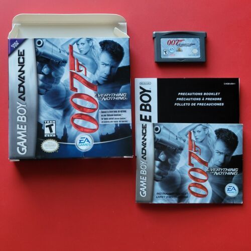 GBA James Bond 007: Everything or Nothing Complete Game Boy Advance Authentic - $32.69