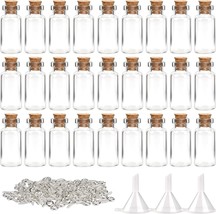 Superlele 60Pcs 2Ml Small Mini Glass Bottles Jars With Cork Stoppers, 120Pcs Eye - £28.76 GBP