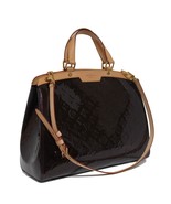Louis Vuitton Brea New Vernis Gm Rouge Fauviste Amarante Leather Tote - £2,265.51 GBP