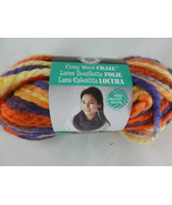 Loops &amp; Threads Cozy Wool acrylic Super Bulky Yarn Skein Tropical Sunse ... - £4.64 GBP