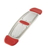 Rachael Ray Multi Stainless Steel Grater, Red Small - £24.68 GBP