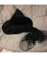 NEW Tulle &amp; Ribbon Black Witches Hat - €8,58 EUR