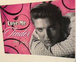 Elvis Presley Postcard Elvis Love Me Tender Pink - £2.73 GBP
