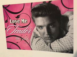 Elvis Presley Postcard Elvis Love Me Tender Pink - £2.72 GBP