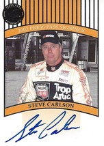 Autographed Steve Carlson 2003 Press Pass Racing Signings (2002 Remax Challenge - £15.82 GBP