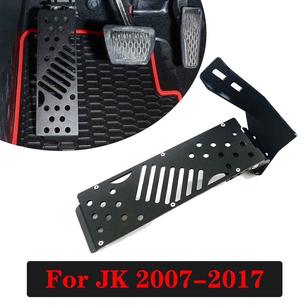 Interior drive brake footrest pedal left side kick panel for jeep wrangler jk 2007 2017 thumb200