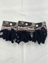 3 Packs Of Trs Elastic Hair Band #EB01 Black 10 Bands 60MM - £2.84 GBP