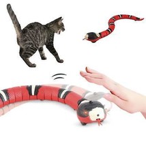 Dynamic Electronic Snake Cat Toy: Realistic Movement &amp; Interactive Fun - $59.95