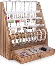 Jewelry Holder Organizer Earring Necklaces Holder 5 Tier Jewelry Organiz... - £31.64 GBP