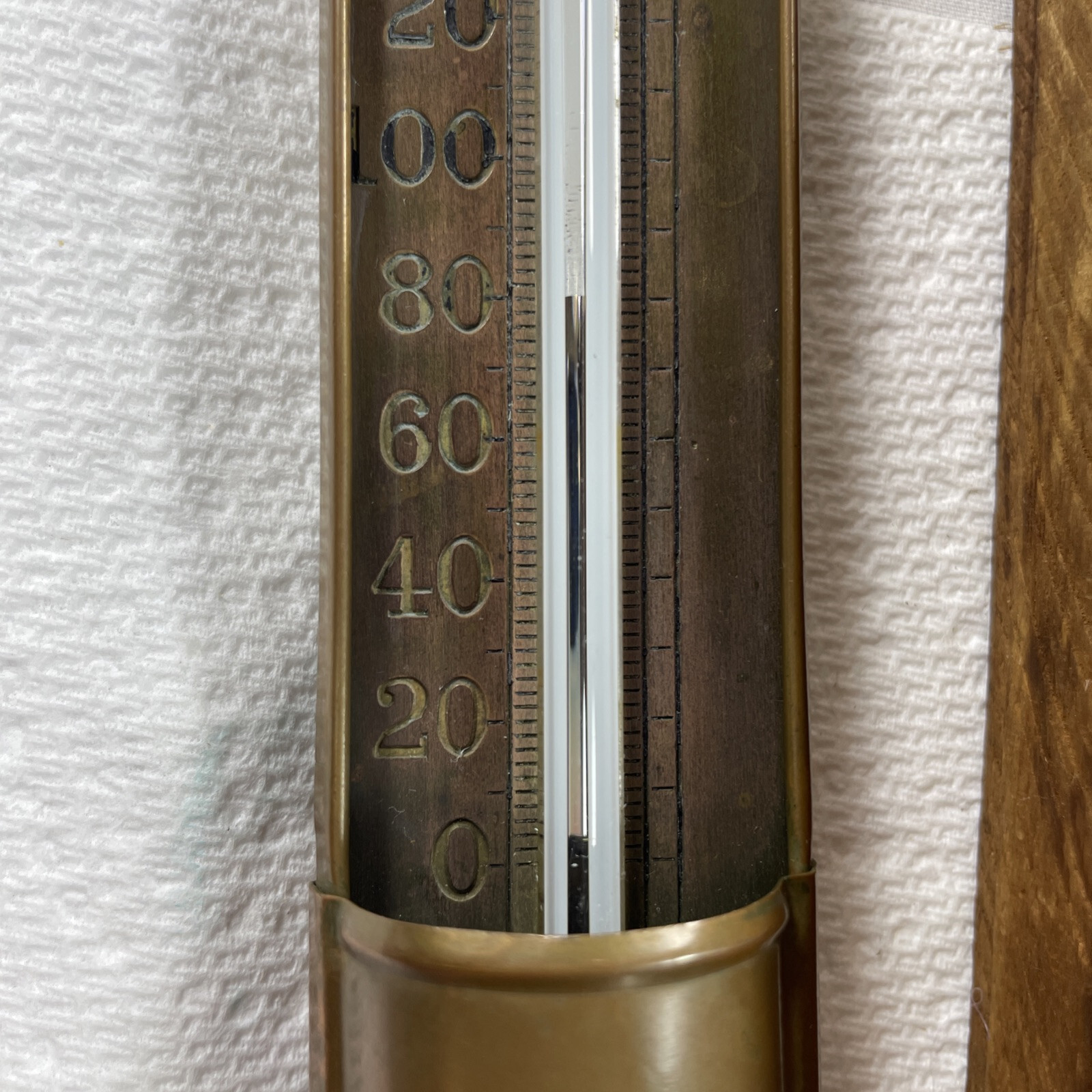 Vintage Thermometer W.D. Allen & Company Chicago Brass Thermometer Tycos Item image 9