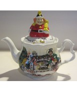 Paul Cardew Teapot Alice in Wonderland Christmas Tea Party 150th Anniver... - $31.59