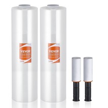 VEVOR Stretch Film, 15 inches x 1200 feet, 2 Pack, 80 Gauge Industrial S... - $68.80