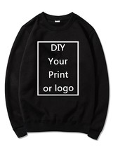 Custom Text Logo Hoodie Hoodies Custom Logo Personalized Sweatshirt Student Casu - £67.52 GBP