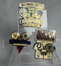 Vtg Baltimore Colts NFL Football League Superbowl V &amp; Championship Game ... - £23.94 GBP
