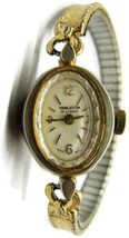 TARLETON 17 Jewels Rare Vintage Gold Ladies Oval Watch Manual-Swiss PART... - $29.70