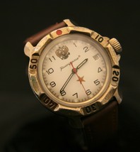 Vintage USSR Vostok  serviced Komanderskie 17 jewel Chistopolcity wristw... - $108.90
