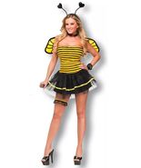 Fantasy Sexy Busy Little Bee Women&#39;s Halloween Costume Dress with Wings ... - $19.59