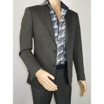 Men's MONO Turkey Jacket Patch Pockets Thick Cotton 1557-03 Charcoal image 2