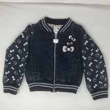 Hello Kitty Girl's Sanrio  Denim Zip Jacket - Sequins - Size 2 - $8.42