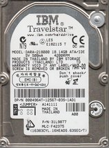 DARA-218000, PN 31L9877, MLC F42375, IBM 18.1GB IDE 2.5 Hard Drive - £23.05 GBP