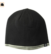 Mens Nick Graham Striped Edge Beanie, Black OS - £10.36 GBP