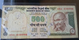 India 2000-04 ND 500 Rupees Lge Note - NO INSET Jalan - tan Auth CIRC W/... - $6.99