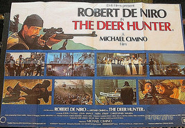 Robert Deniro (The Deer Hunter) ORIG,1979 British Quad Movie Poster (Rare) - £236.08 GBP