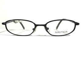Nautica N7070 010 Eyeglasses Frames Black Rectangular Full Rim 47-17-135 - £32.94 GBP