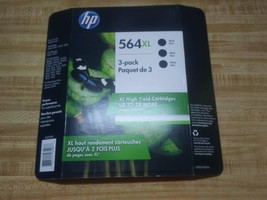 HP ink 564 XL high yield 3 pack black - £15.21 GBP